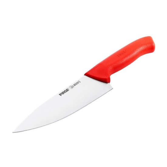 Cutitul bucatarului, 16cm, "Ecco", Rosu - Pirge