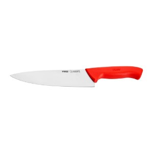 Cutitul bucatarului, 19cm, "Ecco", Rosu - Pirge