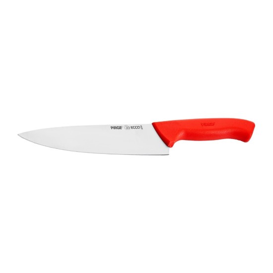 Cutitul bucatarului, 19cm, "Ecco", Rosu - Pirge