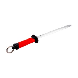 Masat oval ascutire cutite, 25cm, "Duo", Rosu - Pirge