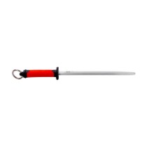 Masat oval ascutire cutite, 25cm, "Duo", Rosu - Pirge