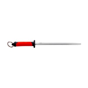 Masat oval ascutire cutite, 25cm, "Duo", Rosu - Pirge