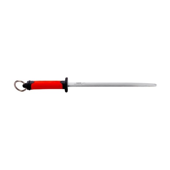 Masat oval ascutire cutite, 25cm, "Duo", Rosu - Pirge