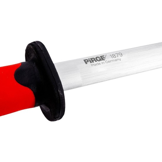 Masat oval ascutire cutite, 25cm, "Duo", Rosu - Pirge