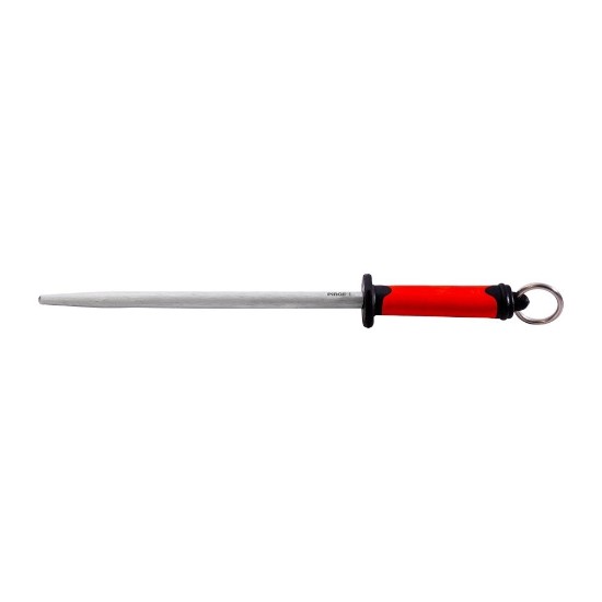 Masat rotund ascutire cutite, 25cm, "Duo", Rosu - Pirge