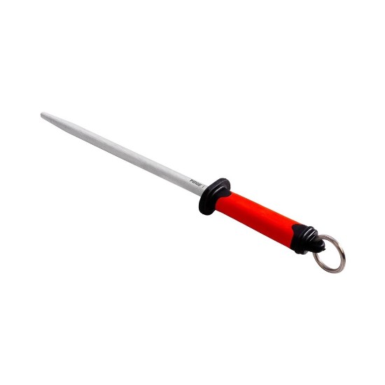 Masat rotund ascutire cutite, 25cm, "Duo", Rosu - Pirge