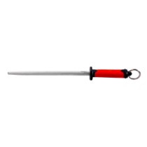 Masat rotund ascutire cutite, 30cm, "Duo", Rosu - Pirge