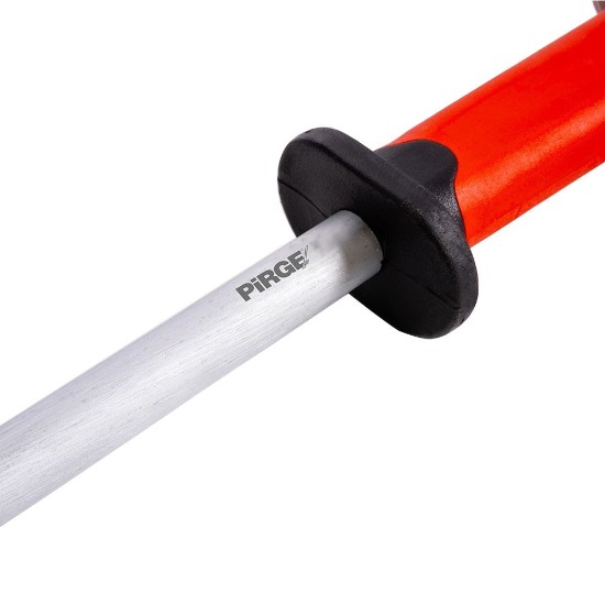 Masat rotund ascutire cutite, 30cm, "Duo", Rosu - Pirge