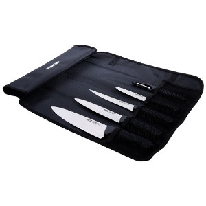 Set cutite, 5 piese, cu geanta suport, "Ecco" - Pirge