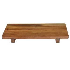Tocator cu picioruse, din lemn de acacia, 40 x 20 cm, grosime 2 cm - Zokura