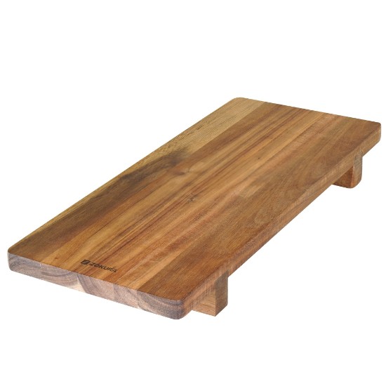 Tocator cu picioruse, din lemn de acacia, 40 x 20 cm, grosime 2 cm - Zokura