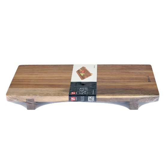 Tocator cu picioruse, din lemn de acacia, 40 x 20 cm, grosime 2 cm - Zokura