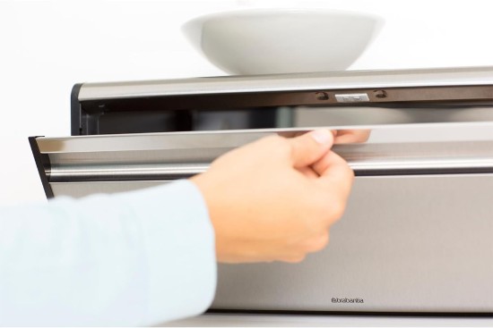 Cutie pentru paine, inox, 46,5 x 25 cm, "Fall Front", Matt Steel - Brabantia