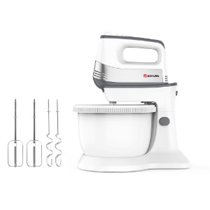 Mixer de mana cu bol rotativ, 500W - Zokura