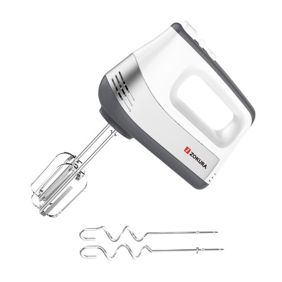 Mixer de mana cu bol rotativ, 500W - Zokura