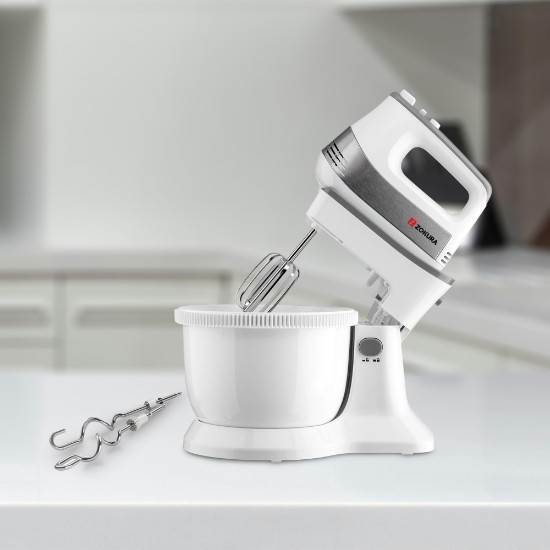 Mixer de mana cu bol rotativ, 500W - Zokura