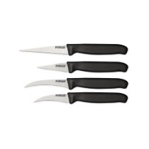 Set 4 cutite pentru decorat, "Gastro", Negru - Pirge