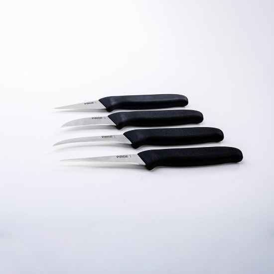 Set 4 cutite pentru decorat, "Gastro", Negru - Pirge