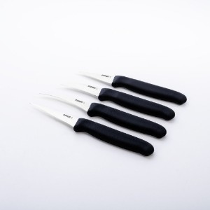 Set 4 cutite pentru decorat, "Gastro", Negru - Pirge