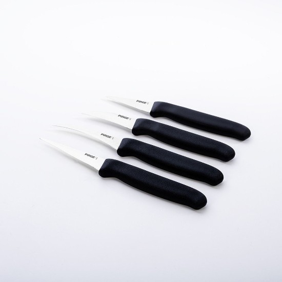 Set 4 cutite pentru decorat, "Gastro", Negru - Pirge