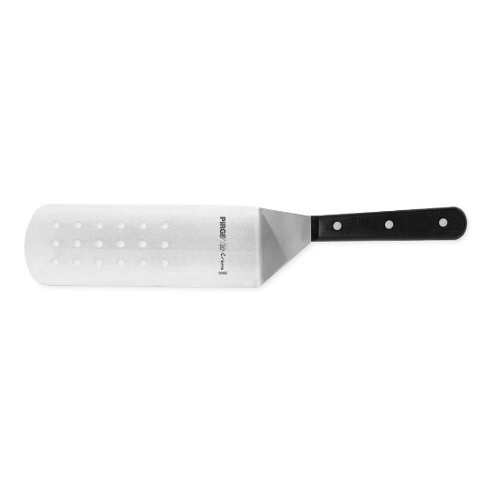 Spatula cu perforatii, inox, 26 cm, "Creme", Negru - Pirge