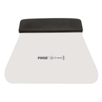 Racleta aluat, inox, 19 cm, "Creme", Negru - Pirge