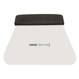Racleta aluat, inox, 19 cm, "Creme", Negru - Pirge