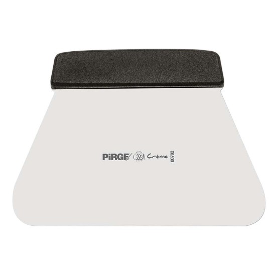 Racleta aluat, inox, 19 cm, "Creme", Negru - Pirge