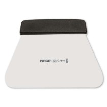 Racleta aluat, inox, 19 cm, "Creme", Negru - Pirge