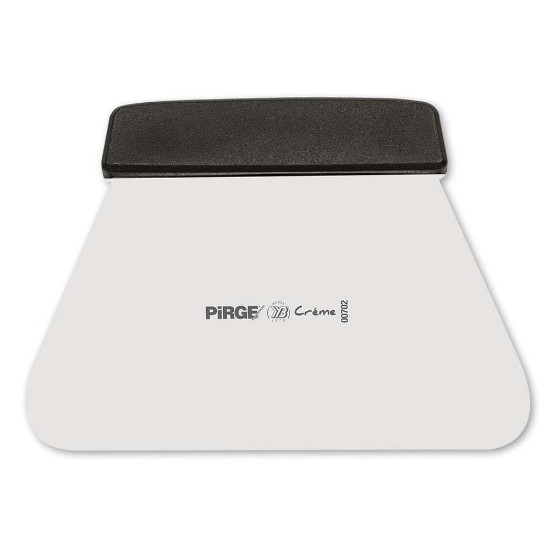 Racleta aluat, inox, 19 cm, "Creme", Negru - Pirge