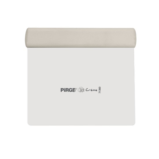 Racleta aluat, inox, 12 cm , "Creme", Alb - Pirge
