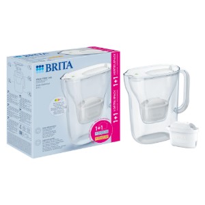 Cana filtranta BRITA Style 2,4 L + 2 filtre Maxtra Pro (White)