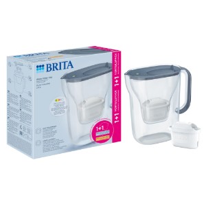Cana filtranta BRITA MAXTRA Style Essential 2,4 L (Stone Blue) + 2 x filtru MAXTRA  PRO