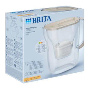 Cana filtranta BRITA MAXTRA Style Essential 2,4 L (Sand), 1 x filtru Limescale Expert