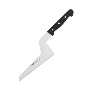 Cutit patiserie, lama zimtata, 22 cm, "Creme", Negru - Pirge