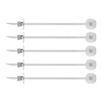 Set 5 tepuse pentru frigarui, inox, "BBQ+" - Zwilling