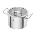 Oala inox, cu capac, 20cm/3,5L, 