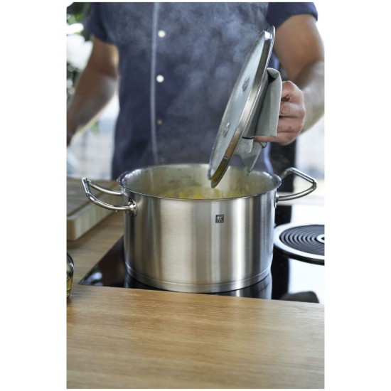 Oala inox, cu capac, 20cm/3,5L, "ZWILLING Pro" - Zwilling