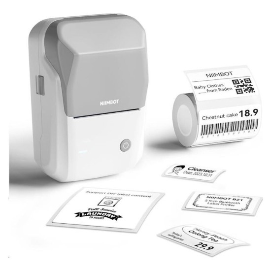 Imprimanta termica etichete, portabila, model B1, Grey - NIIMBOT