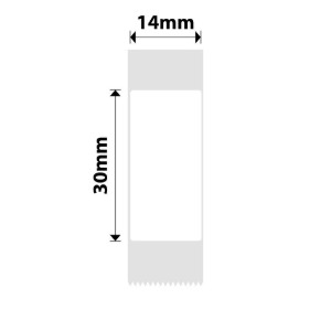 Rola etichete autoadezive N1, 14x30mm, 190 buc/rola, Alb - NIIMBOT