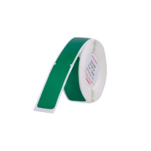 Rola etichete autoadezive cabluri, 12,5x74+35mm, 65 buc/rola, Verde - NIIMBOT