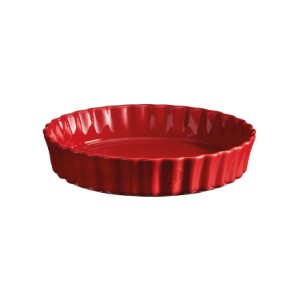 Tava tarte, ceramica, 24,5cm/1,15L, Burgundy - Emile Henry