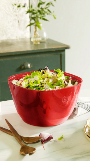 Bol salata, ceramica, 22cm/3,7L, Burgundy - Emile Henry