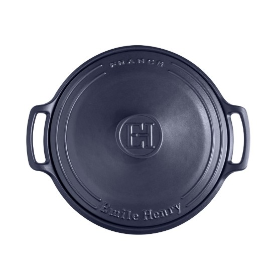 Cratita Braiser, ceramica, 34cm/3,2L, "Sublime", Indigo - Emile Henry