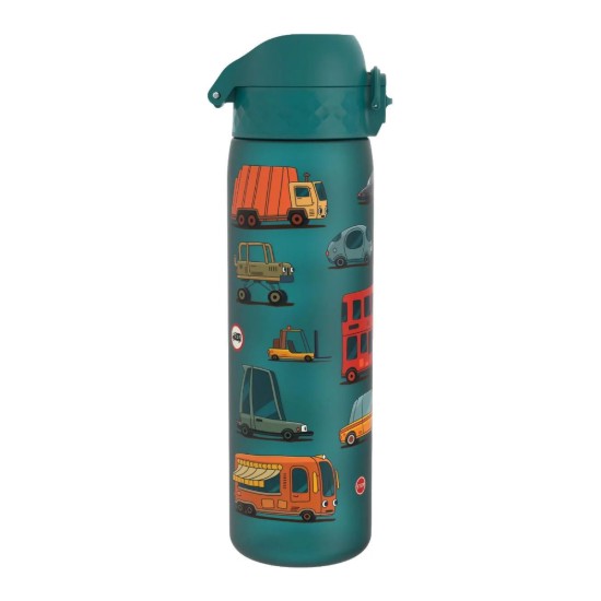 Sticla apa pentru copii Slim, recyclon, 500ml, Automobile - Ion8