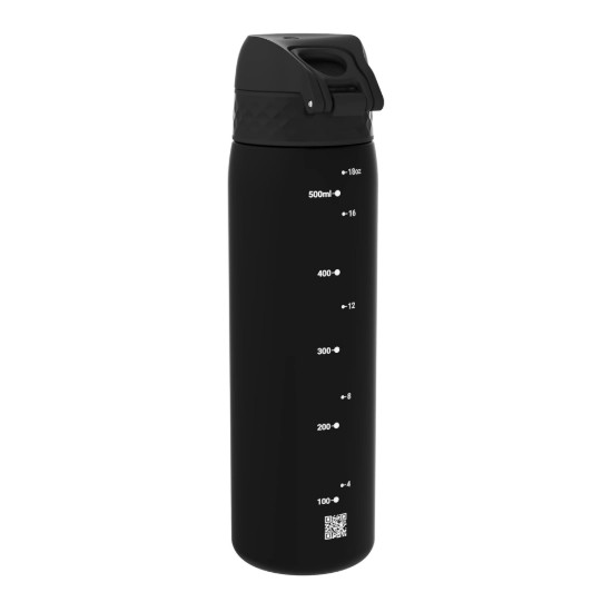 Sticla apa Slim, recyclon, 500ml, Black - Ion8