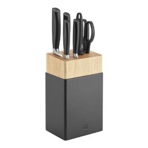 Set cutite 7 piese, otel inoxidabil, "All Star", Black - Zwilling