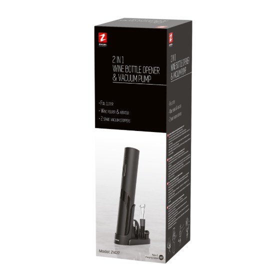 Tirbuson electric cu pompa de vid, 5 piese - Zokura