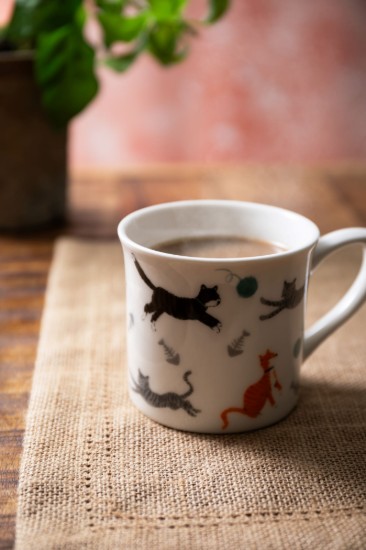 Cana portelan, 250ml, Cat - Mikasa