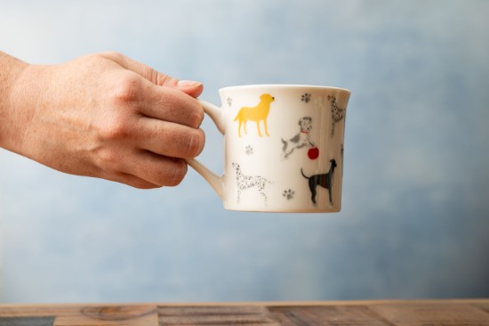 Cana portelan, 250ml, Dog - Mikasa
